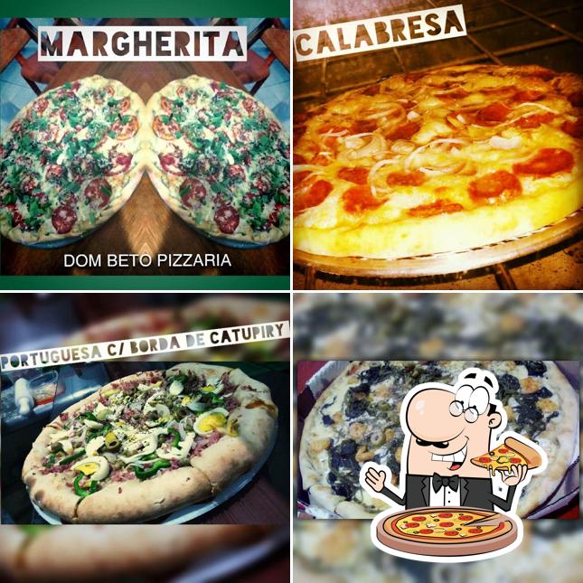 Consiga pizza no Dom Beto Pizzaria