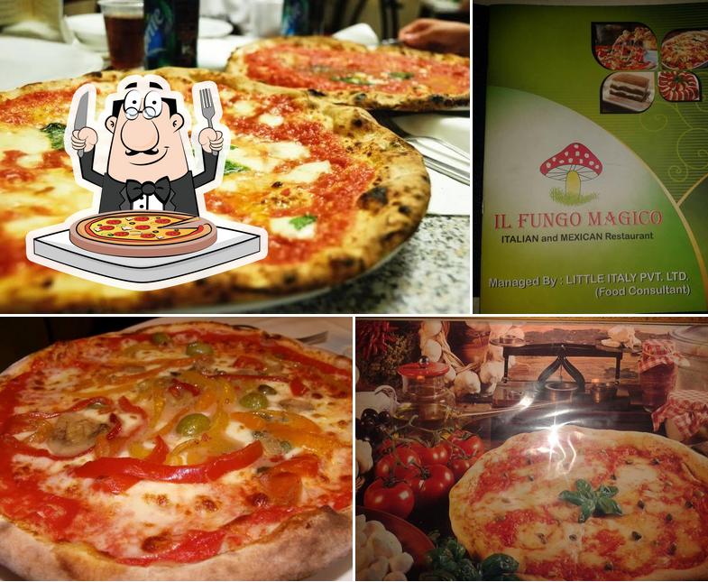 Order pizza at Il Fungo Magico