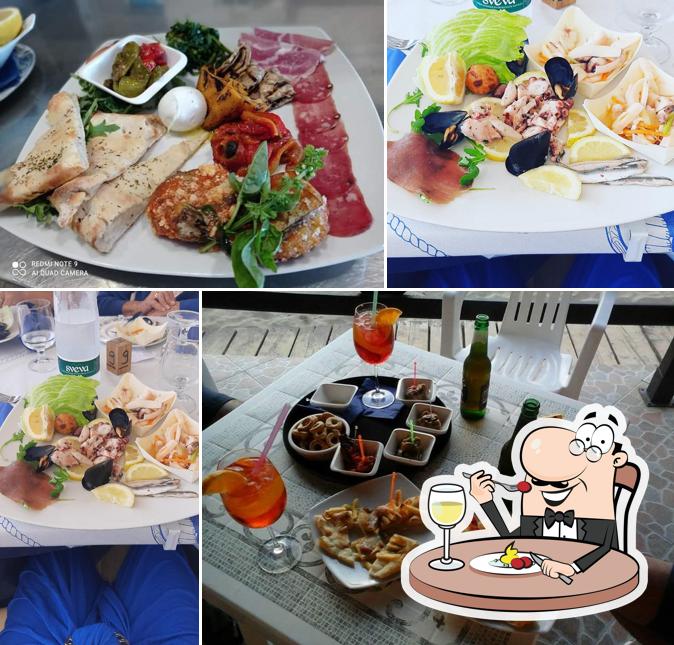 Antipasto al Ristorante La Lampara Beach