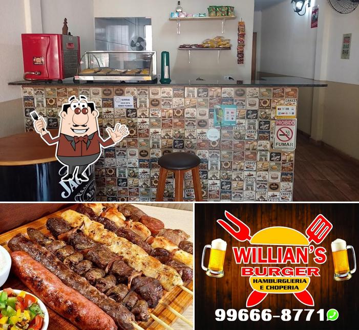 O Willian's burguer se destaca pelo comida e cerveja