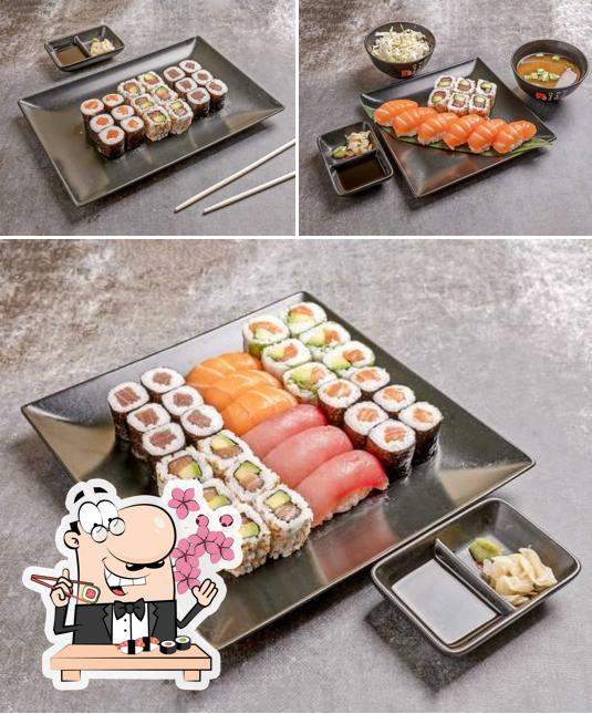 Les sushi sont offerts par Art d'Asie