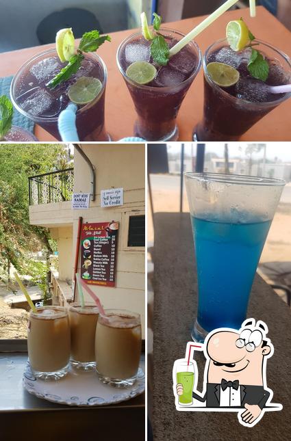 Enjoy a beverage at Al fazal cafe