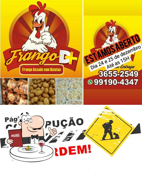 Comida em Frango Assado - Frango D+