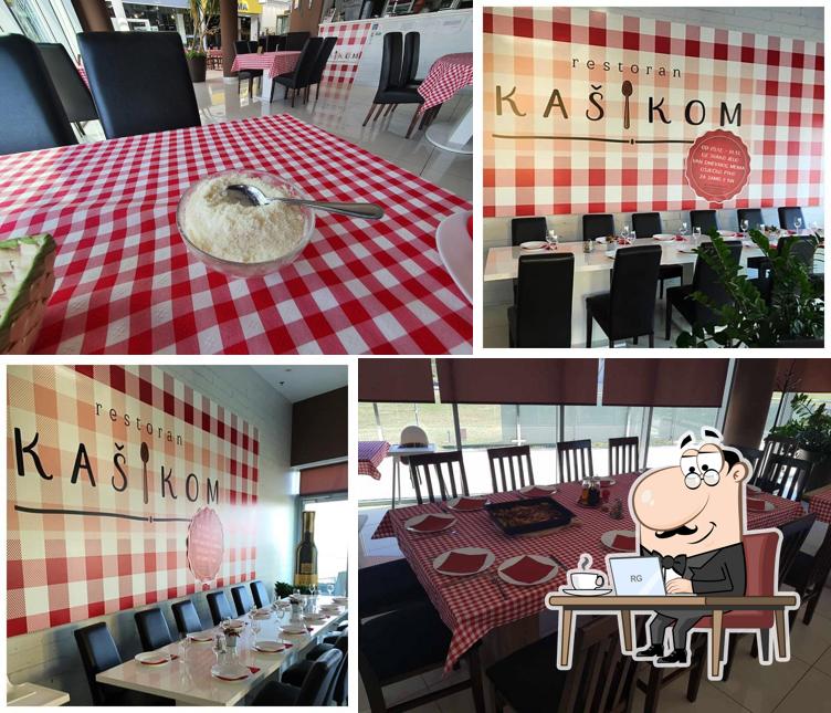 L'intérieur de Restoran 'Kašikom'