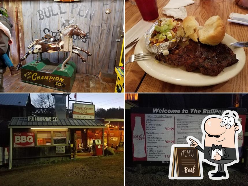 Bull Pen Steakhouse Inc in Oakman - Restaurant menu and reviews