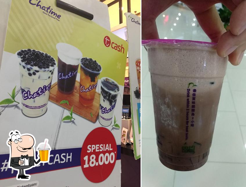 Check out various drinks provided by Chatime