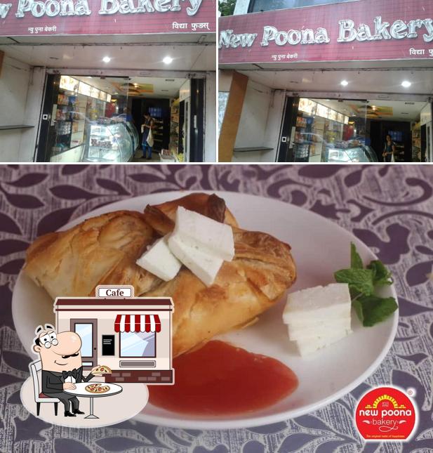 The photo of exterior and food at New Poona Bakery AUNDH