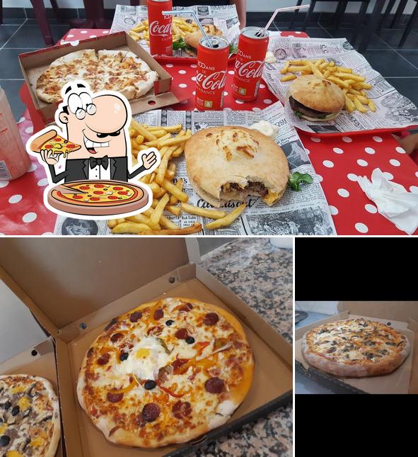 Choisissez des pizzas à Burger-Pizz