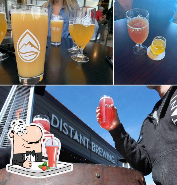 Enjoy a drink at Distant Brewing