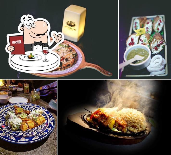 Food at Pyramid Ludhiana Cafe Lounge Bar Microbrewery Nightclub Sky bar Restaurant