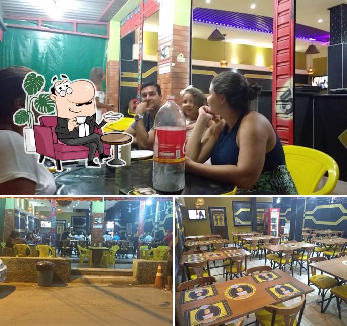 O interior do Pizzaria da Terra