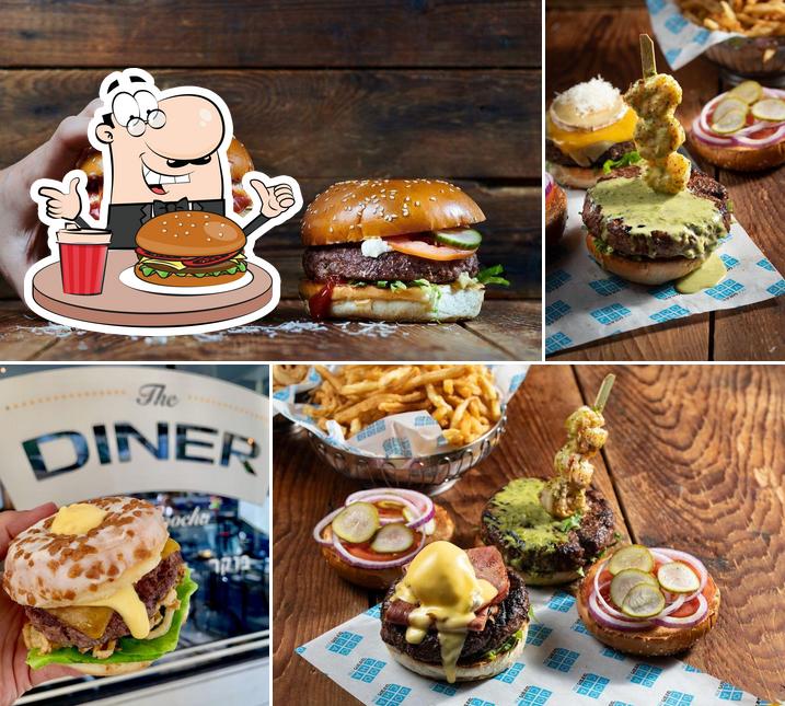 Try out a burger at The Diner by Goocha