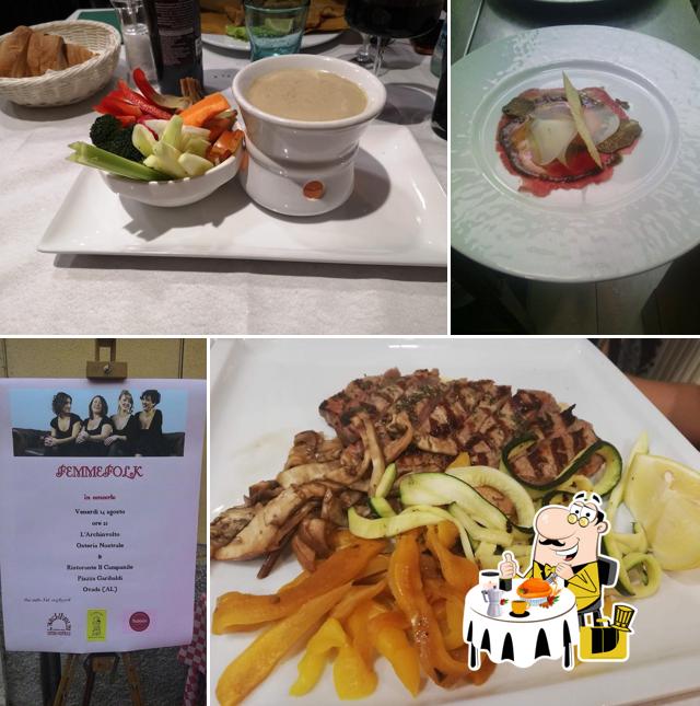 Platti al Ristorante Il Campanile con pizza srl