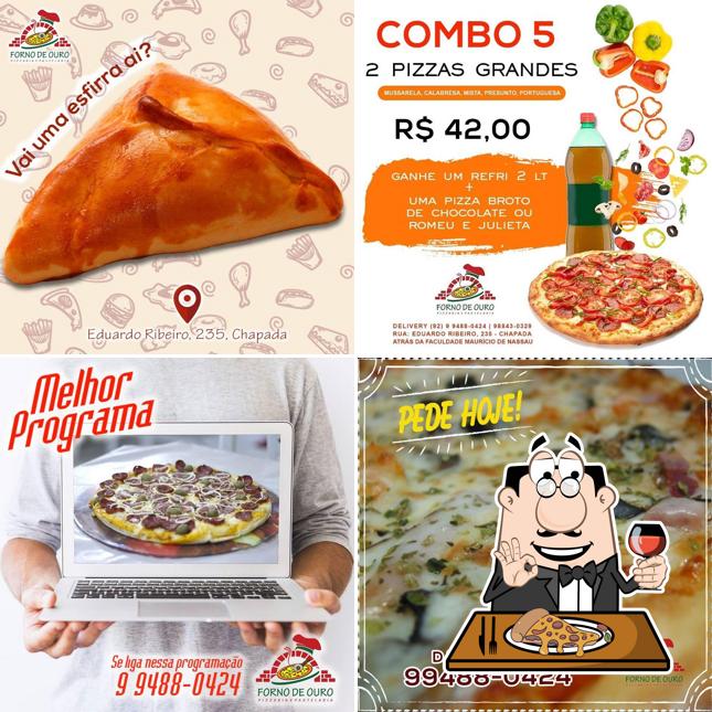 Peça diversos estilos de pizza