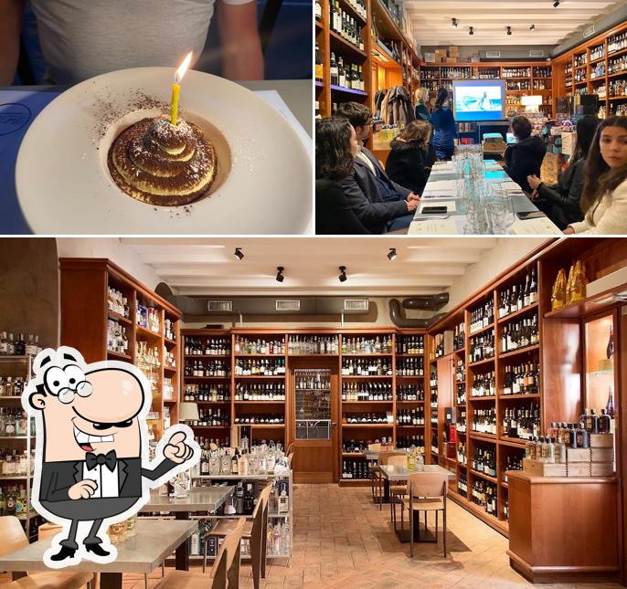 Tra le varie cose da Enoteca Del Frate si possono trovare la esterno e cibo