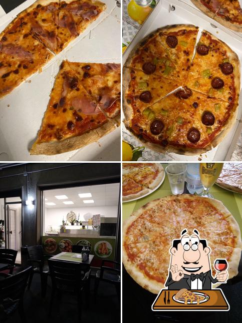 Pide una pizza en L'Olivo Pizzeria & Grill