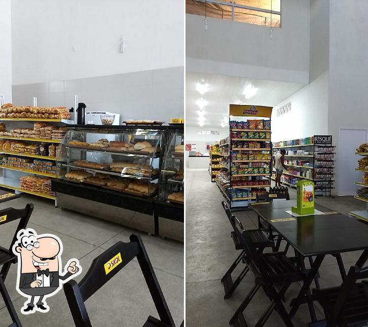 O interior do Super Pão