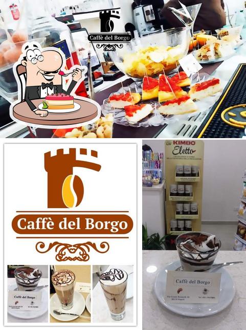 Caffè del Borgo serve un'ampia gamma di dessert