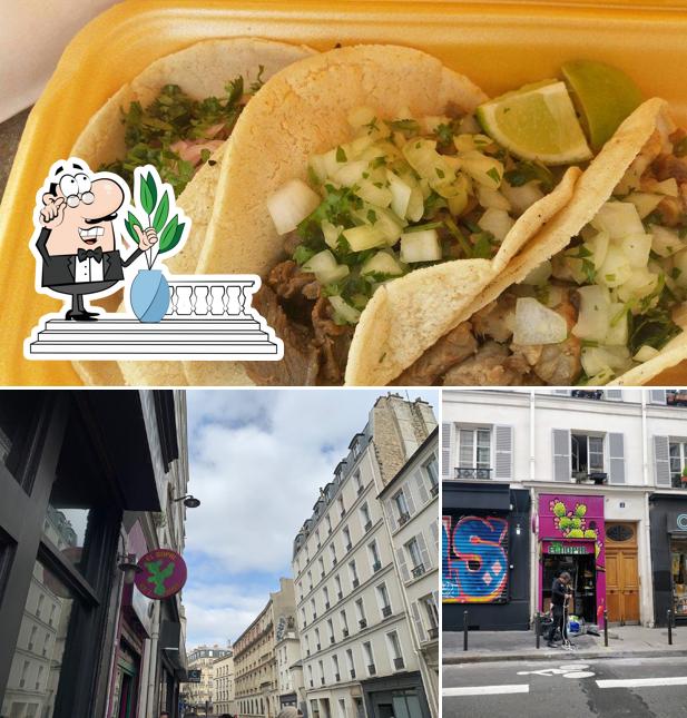 Voici la photo affichant la extérieur et nourriture sur El Nopal