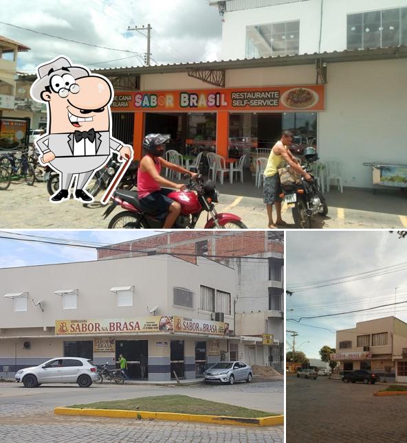 O exterior do Sabor na Brasa