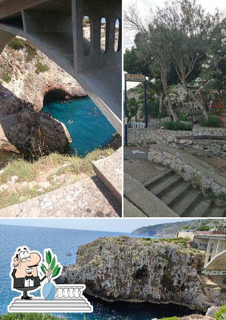 Gli esterni di Bar Baia del Ciolo