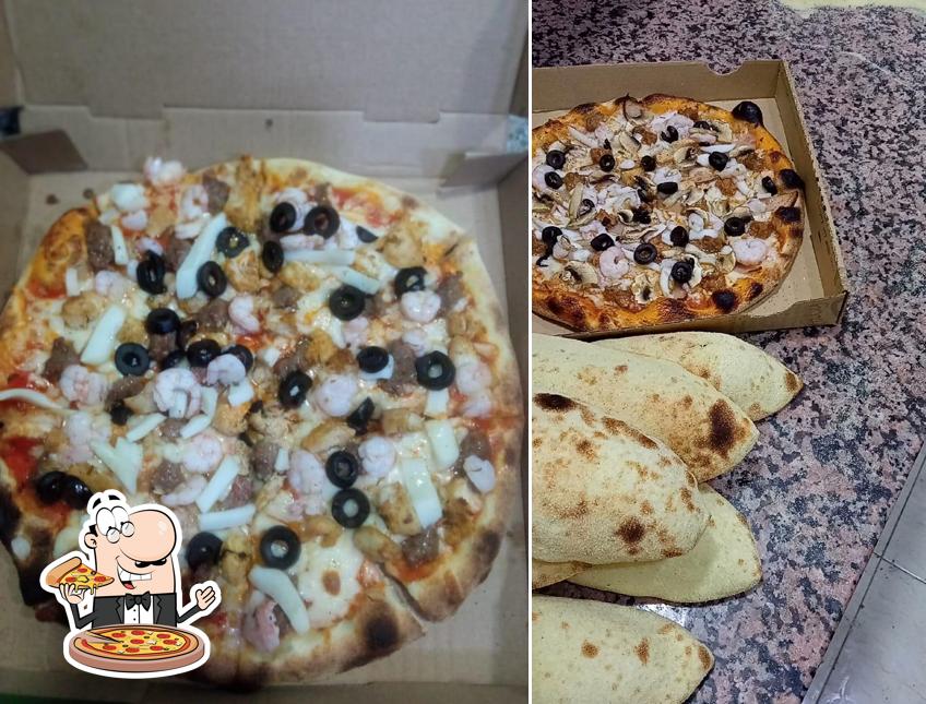 Prenez différents genres de pizzas