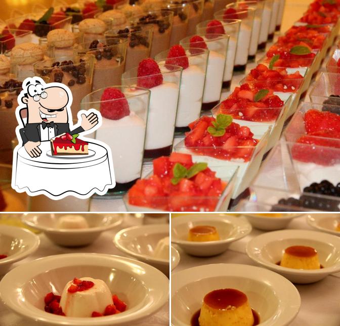 Albergo Ristorante Conca d'Oro Salò offre un'ampia selezione di dessert