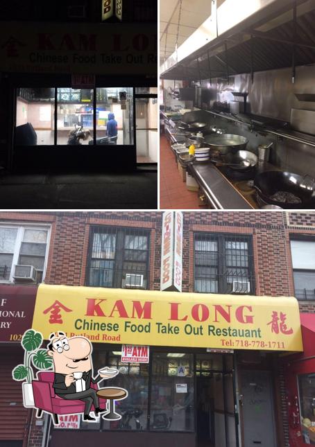 The interior of Kam Long Kitchen