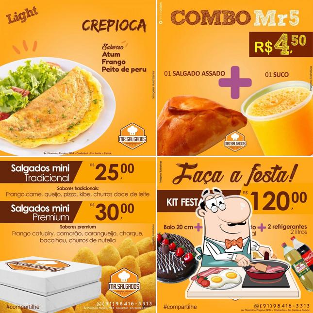 Omeletes em MR. SALGADOS