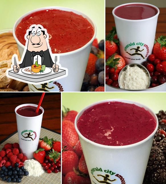 Emerald City Smoothie, 1275 N 205th St in Shoreline Restaurant menu