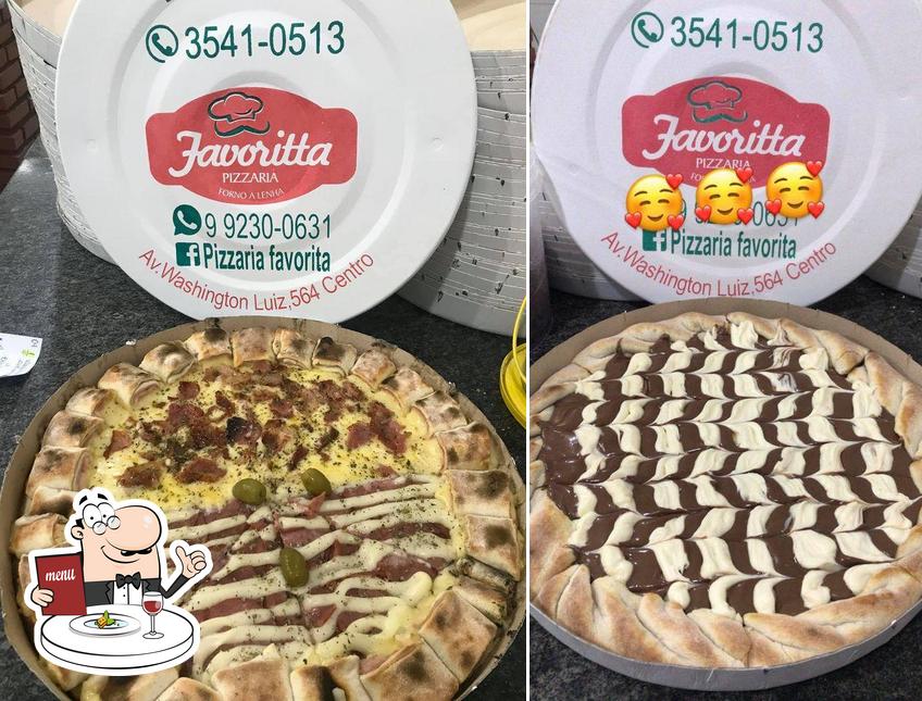 Comida em Pizzaria Favoritta