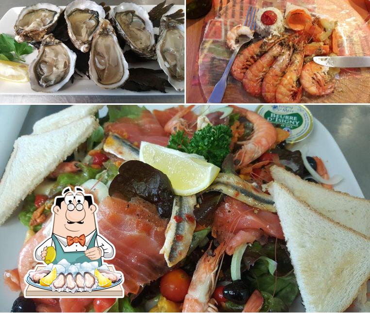Les visiteurs de Le Bistrot d'a Côté peuvent essayer de nombreux repas à base de fruits de mer