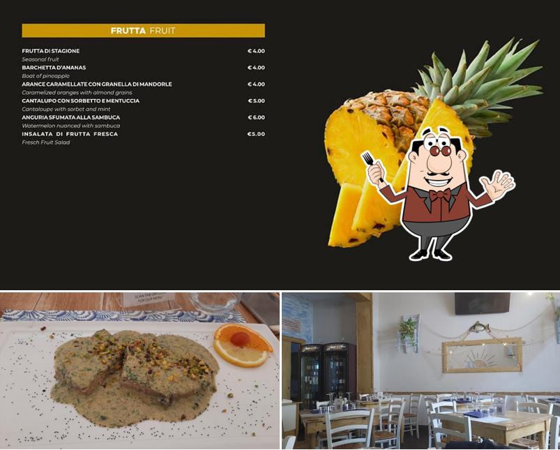 Dai un’occhiata alla foto che presenta la cibo e interni di Sapori di mare trattoria san vito lo capo