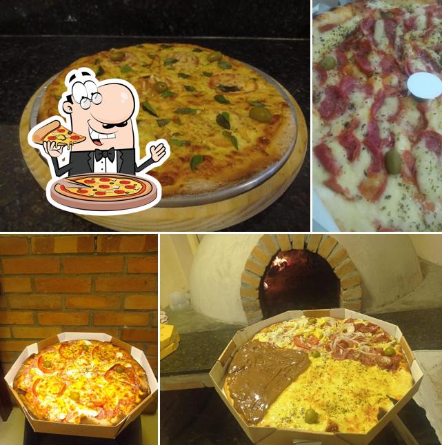 Peça pizza no Villa da Pizza- Pizzaria Redenção