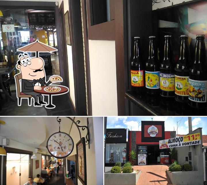 A imagem da exterior e cerveja a Restaurante Dona Maria Nova Odessa