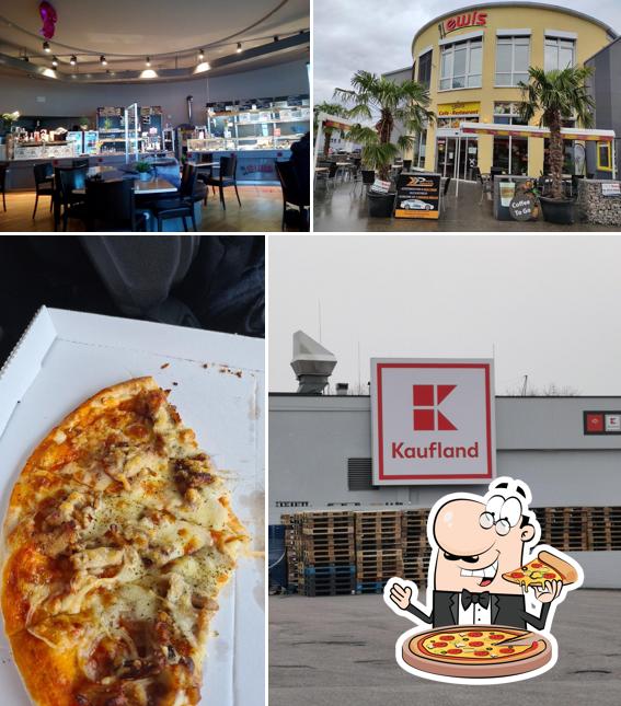 Essayez des pizzas à ewis Café & Restaurant
