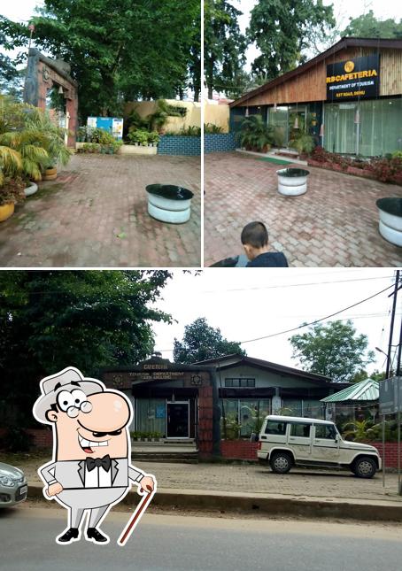 Enjoy the view outside Cafeteria