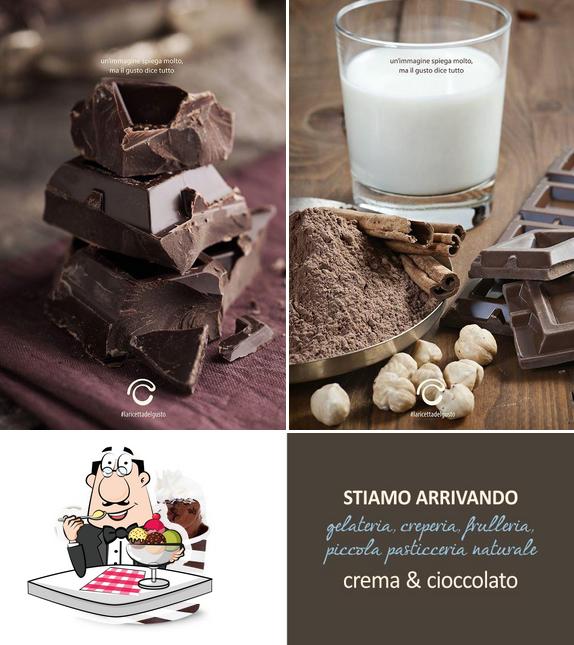 Crema & Cioccolato serve un'ampia selezione di dessert