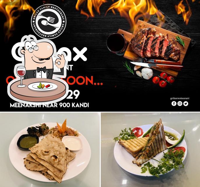 Food at Grilax Restaurant