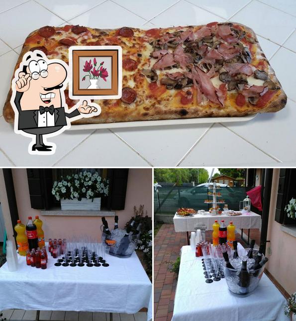 La foto della interni e pizza di Da Yuri