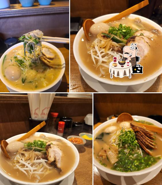 Sopa ramen en Men