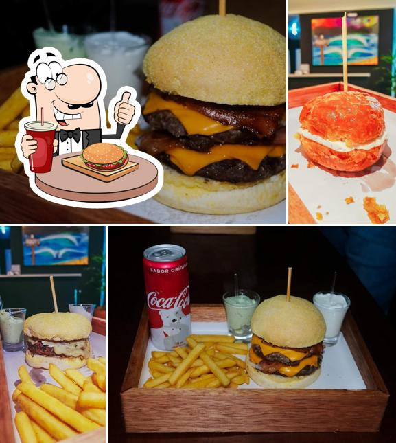 Consiga um hambúrguer no Roots Burger n' Beer