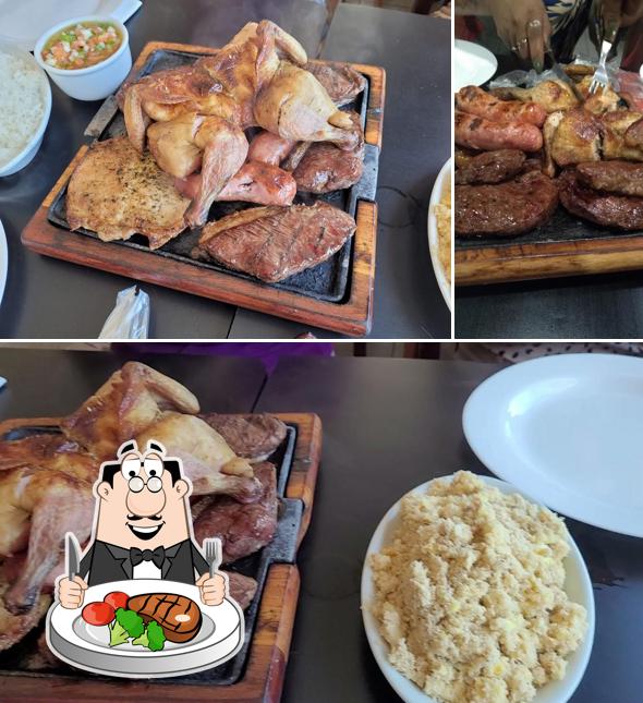 Há uma escolha de refeições para os amantes da carne