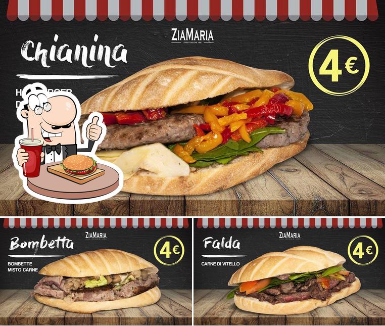 Gli hamburger di ZiaMaria potranno soddisfare molti gusti diversi