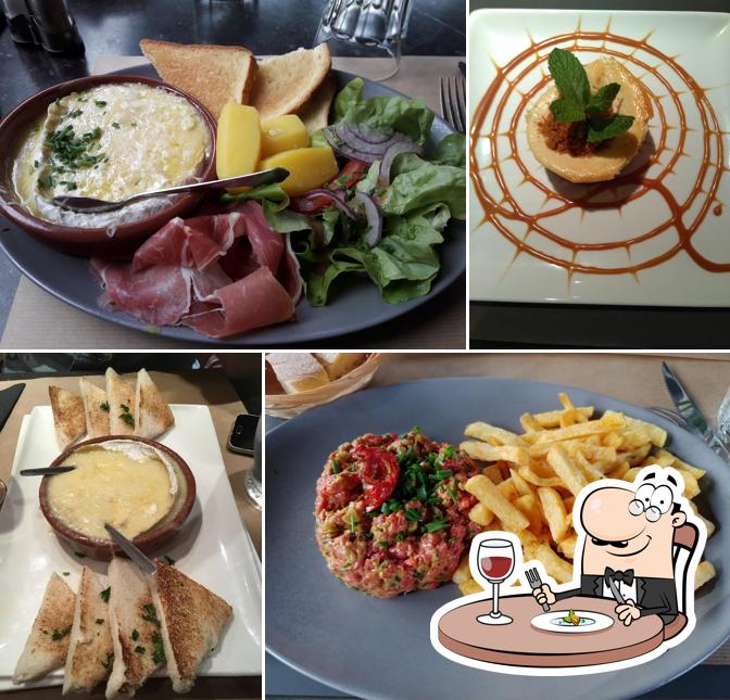 Food at Café de Caen