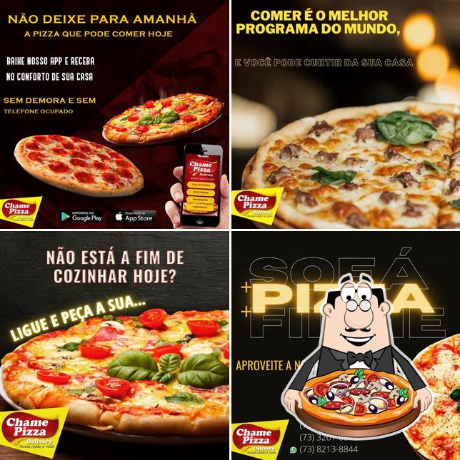 Escolha diversos tipos de pizza