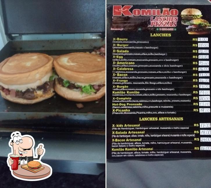 Komilão Lanches’s burgers will cater to satisfy a variety of tastes