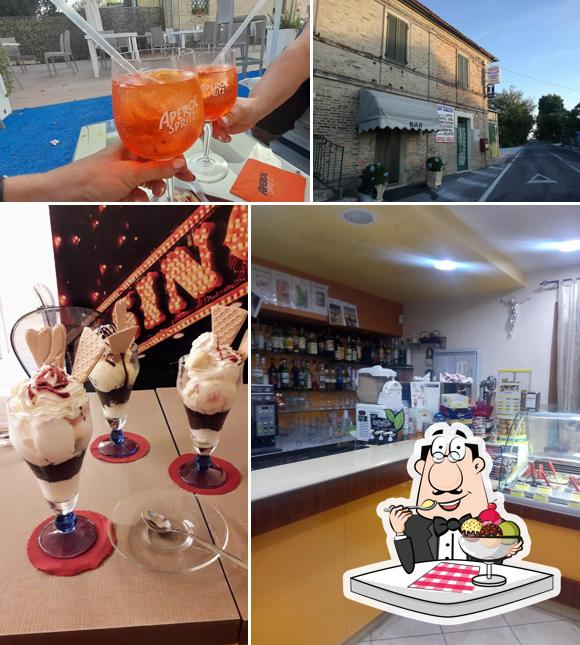Bar Del Bivio serve un'ampia selezione di dolci