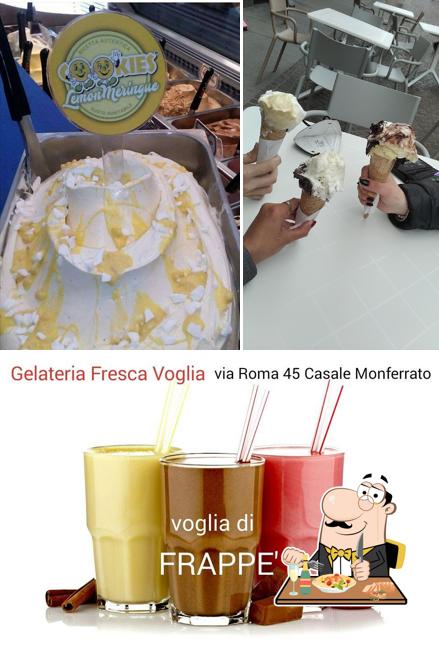 Tra le varie cose da Gelateria Fresca Voglia si possono trovare la cibo e bevanda