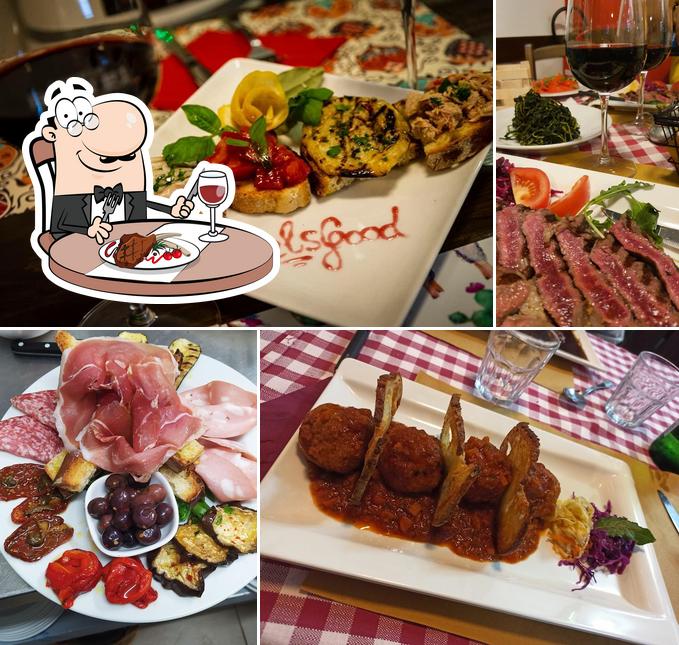 Ordina i un pasto a base di carne a Osteria Feelsgood